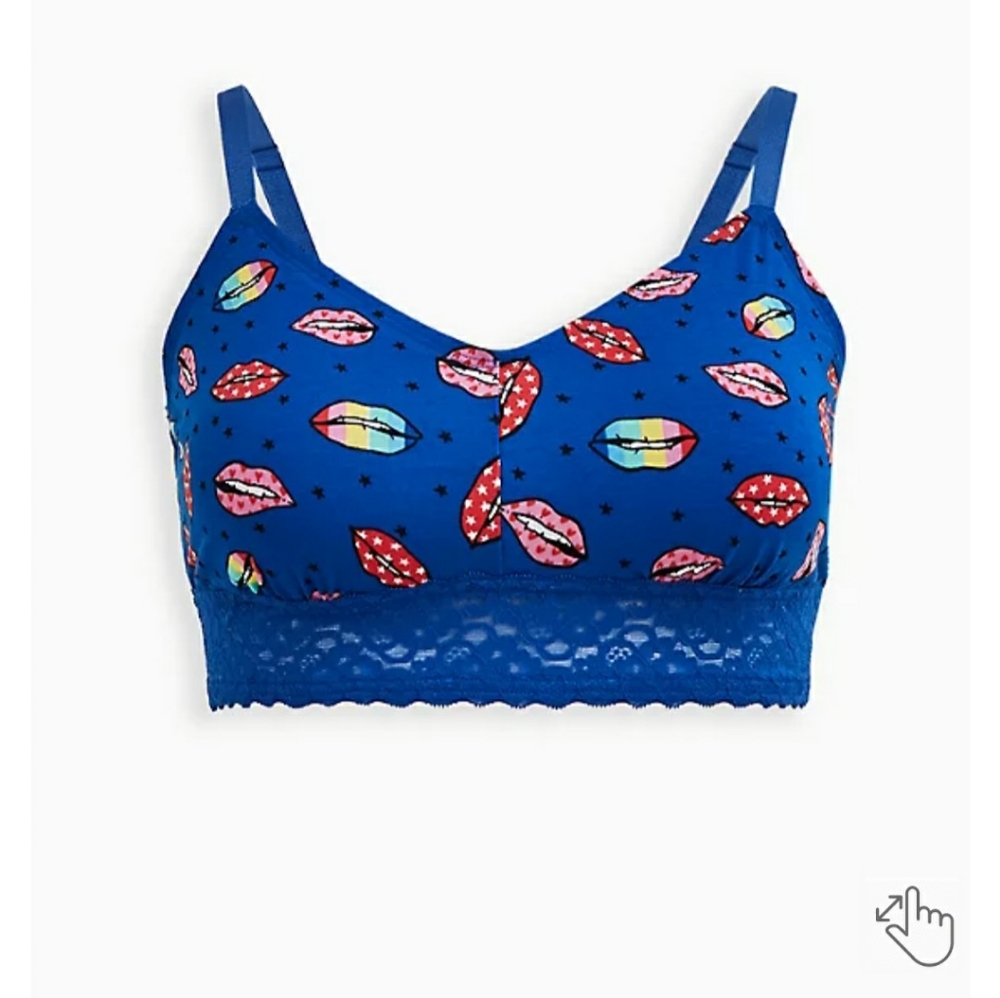 Disco Lips Bralette